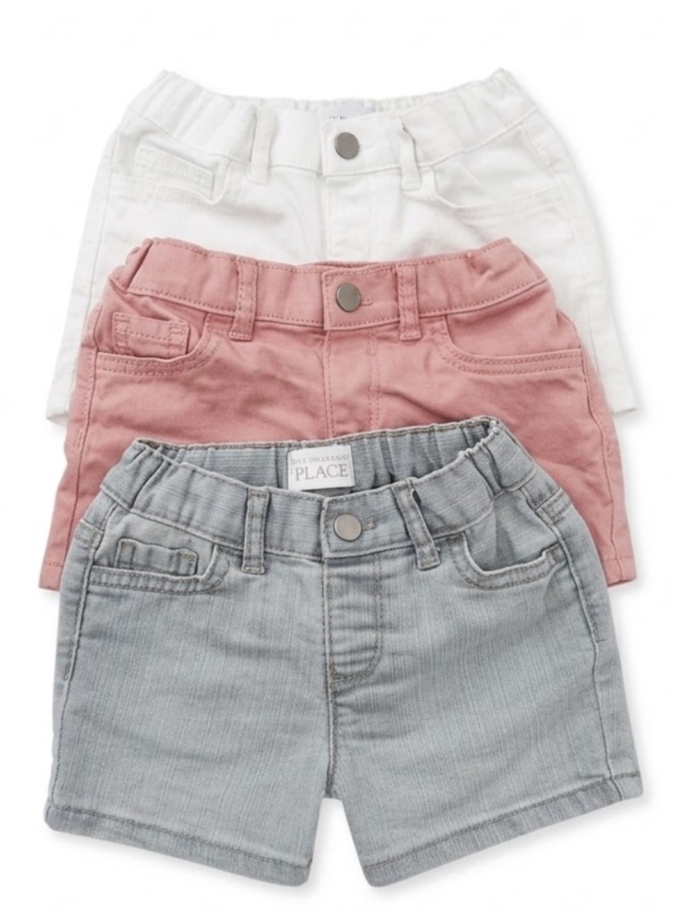 The Children’s Place Girls Size 4T Jean Shorts set of 3